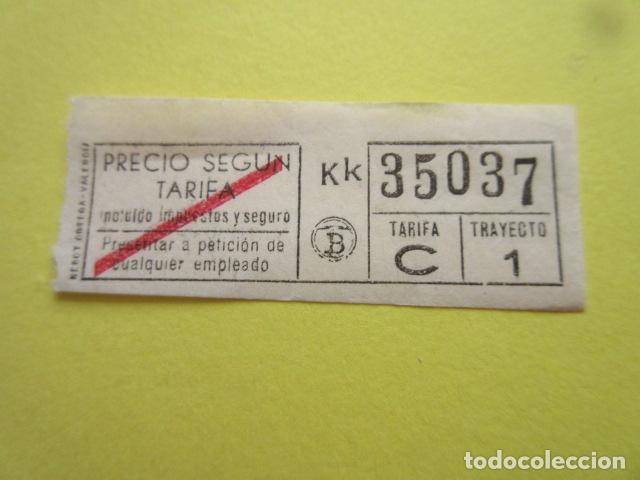 Sammeln von Fahrkarten: REF: CV1234 - BILLETE PERTENECE COLECCION DE 550 BILLETE TRANVIAS BARCELONA DIFERENTES LEER INTERIOR