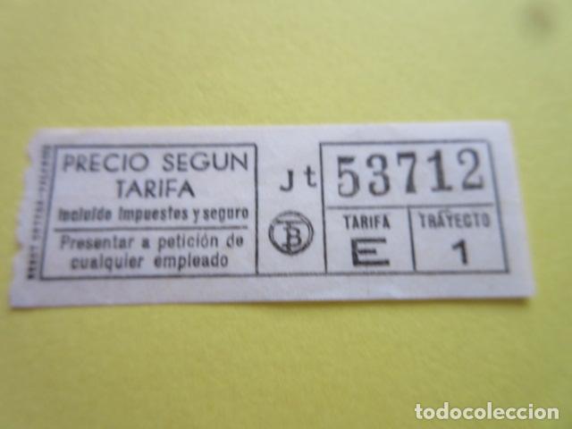 Collectables Transport Tickets: REF: CV1234 - BILLETE PERTENECE COLECCION DE 550 BILLETE TRANVIAS BARCELONA DIFERENTES LEER INTERIOR