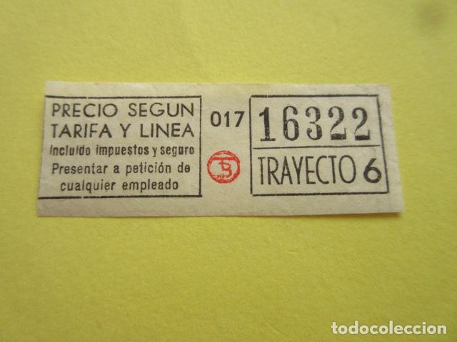 Collectables Transport Tickets: REF: CV1234 - BILLETE PERTENECE COLECCION DE 550 BILLETE TRANVIAS BARCELONA DIFERENTES LEER INTERIOR