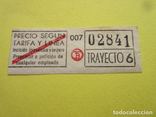 Colecionismos Bilhetes de Transporte: REF: CV1234 - BILLETE PERTENECE COLECCION DE 550 BILLETE TRANVIAS BARCELONA DIFERENTES LEER INTERIOR
