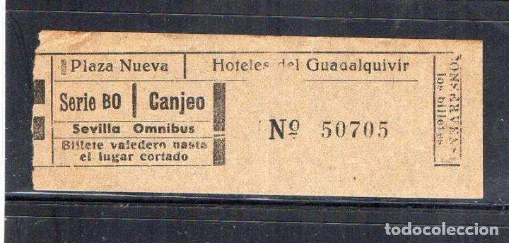 Collectionnisme Billets de transport: BILLETE ANTIGUO - TRANVIAS DE SEVILLA, CAPICUA