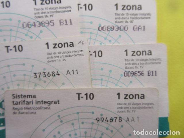 Sammeln von Fahrkarten: REF: FF1234 - LOTE 5 TARJETAS DE LAS PRIMERAS ATM SERIES DIFERENTES