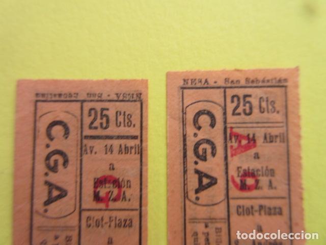 Sammeln von Fahrkarten: REF: FF1234 - BILLETES COMPA&Ntilde;IA GENERAL AUTOBUSES DE BARCELONA VER TRAYECTOS EN FOTO - CAPICUA 347