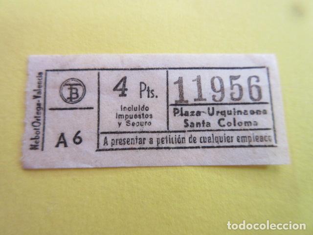 Sammeln von Fahrkarten: REF: FF1234 - BILLETE PERTENECE COLECCION TRANVIAS BARCELONA DIFERENTES TB LEER INT.