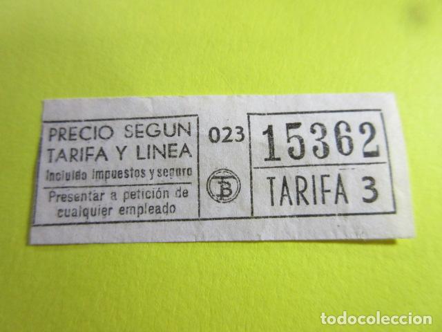 Colecionismos Bilhetes de Transporte: REF: FF1234 - BILLETE PERTENECE COLECCION TRANVIA BARCELONA DIFERENTE TB LEER INT. BLANCO SERIE NUME