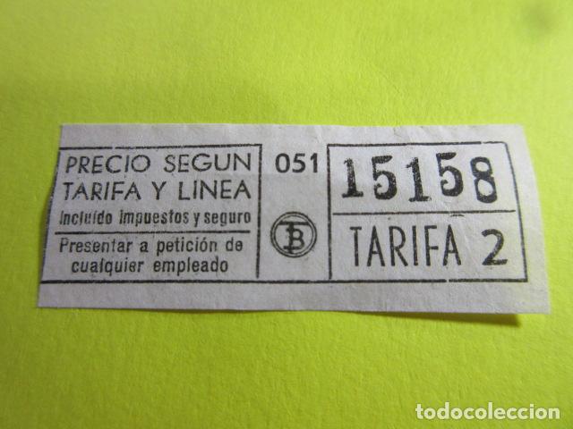 Colecionismos Bilhetes de Transporte: REF: FF1234 - BILLETE PERTENECE COLECCION TRANVIA BARCELONA DIFERENTE TB LEER INT. BLANCO SERIE NUME