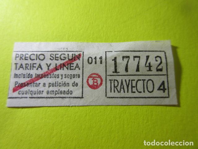 Colecionismos Bilhetes de Transporte: REF: FF1234 - BILLETE PERTENECE COLECCION TRANVIA BARCELONA DIFERENTE TB LEER INT. BLANCO BARRADO