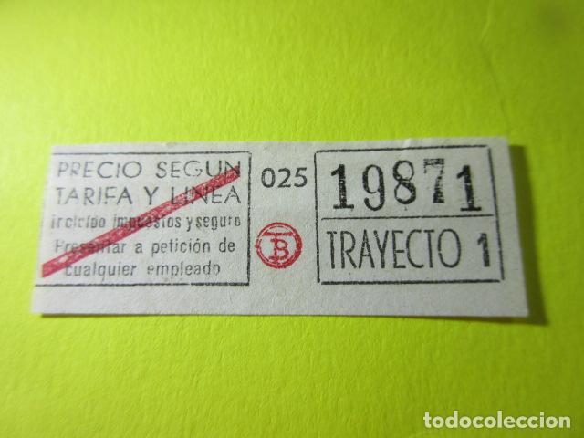 Colecionismos Bilhetes de Transporte: REF: FF1234 - BILLETE PERTENECE COLECCION TRANVIA BARCELONA DIFERENTE TB LEER INT. BLANCO BARRADO