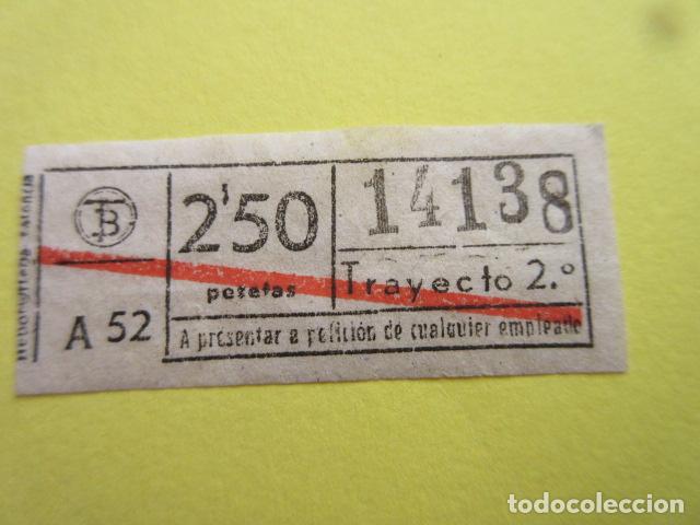 Colecionismos Bilhetes de Transporte: REF: CV1234 - BILLETE PERTENECE COLECCION DE 550 BILLETE TRANVIAS BARCELONA DIFERENTES LEER INTERIOR