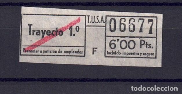 Collectables Transport Tickets: REF: BAD1234 - COLECCION TODOS DIFERENTES BADALONA AUTOBUSES TUSA TUBSAL CA&Ntilde;ET - LEE INTERIOR