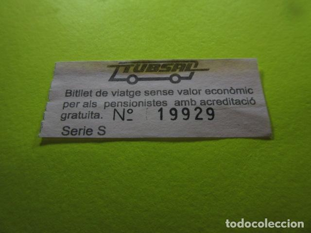 Colecionismos Bilhetes de Transporte: REF: GG-1234 - COLECCION MILES BILLETES DIFERENTES - TUSA TUSGSAL BADALONA - ROSA - LEE INT.