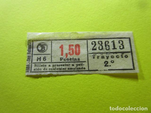 Sammeln von Fahrkarten: REF: GG-1234 - COLECCION MILES BILLETES DIFERENTES - TB - TRANVIA BARCELONA - BLANCO MIRA TRAYECTO
