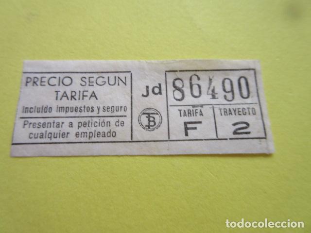 Colecionismos Bilhetes de Transporte: REF: CV1234 - BILLETE PERTENECE COLECCION DE 550 BILLETE TRANVIAS BARCELONA DIFERENTES LEER INTERIOR