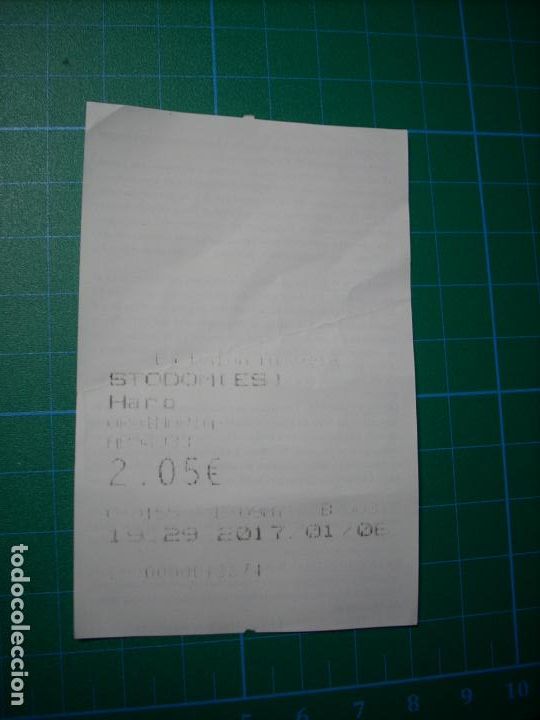 Sammeln von Fahrkarten: BILLETE BUS SANTO DOMINGO - HARO - TICKET