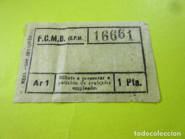 Collectables Transport Tickets: REF: TB-1234 - COLECCION MILES BILLETES DIFERENTES - TB - METRO CAPICUA 16661 BARCELONA LEE INTERIOR