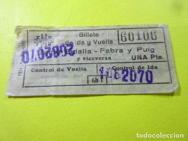 Collectables Transport Tickets: REF: TB-1234 - COLECCION MILES BILLETES DIFERENTES - TB - METRO CAPICUA 60106 BARCELONA LEE INTERIOR