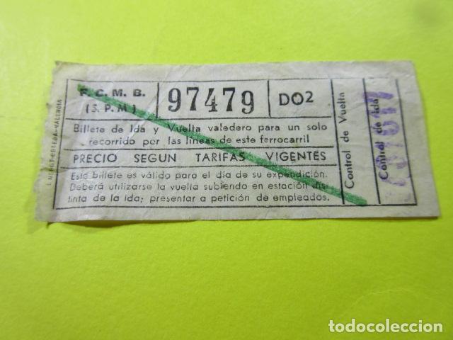 Collectables Transport Tickets: REF: TB-1234 - COLECCION MILES BILLETES DIFERENTES - TB - METRO CAPICUA 97479 BARCELONA LEE INTERIOR
