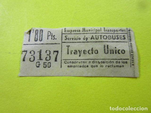 Collectionnisme Billets de transport: REF: TB-1234 COLECCION MILES BILLETE DIFERENTE MADRID EMT AUTOBUSES CAPICUA 73137 - LEE INT.