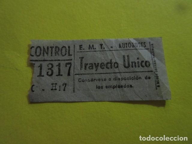 Collectionnisme Billets de transport: REF: TB-1234 COLECCION MILES BILLETE DIFERENTE MADRID EMT AUTOBUSES CAPICUA 71317 - LEE INT.