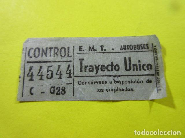 Collectionnisme Billets de transport: REF: TB-1234 COLECCION MILES BILLETE DIFERENTE MADRID EMT AUTOBUSES CAPICUA 44544 - LEE INT.