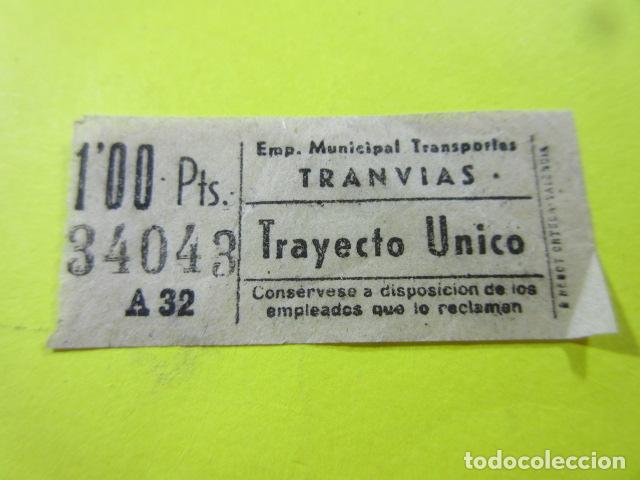 Collectionnisme Billets de transport: REF: TB-1234 COLECCION MILES BILLETE DIFERENTE MADRID EMT TRANVIAS CAPICUA 34043 - LEE INT.