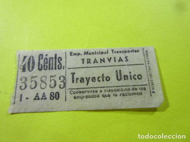 Collectionnisme Billets de transport: REF: TB-1234 COLECCION MILES BILLETE DIFERENTE MADRID EMT TRANVIAS CAPICUA 35853 - LEE INT.