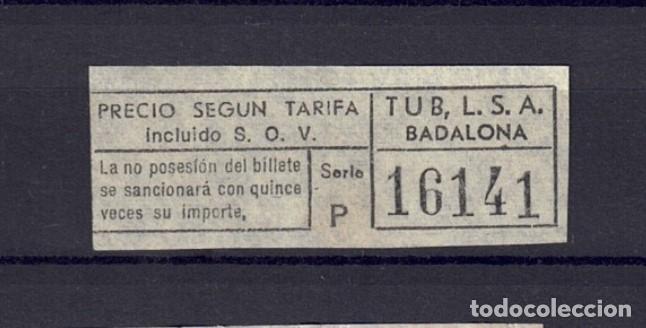 Colecionismos Bilhetes de Transporte: REF: BAD1234 - COLECCION TODOS DIFERENTES - BADALONA AUTOBUSES TUSA TUBSAL CA&Ntilde;ET - LEER INTERIOR