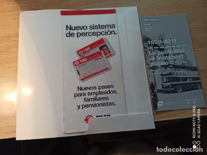 Coleccionismo billetes de transporte: TMB. Tripticos - Foto 1