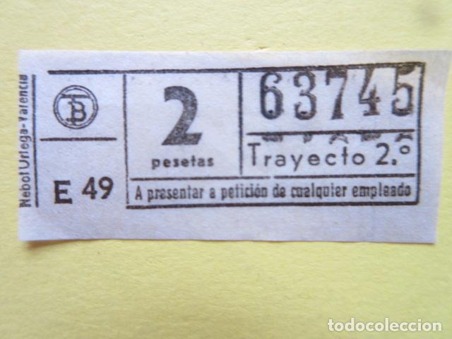 Colecionismos Bilhetes de Transporte: REF: MM-1234 - COLECCION MILES BILLETES DIFERENTES - TB - TRANVIA BARCELONA - BLANCO OJO MINUSCULA P