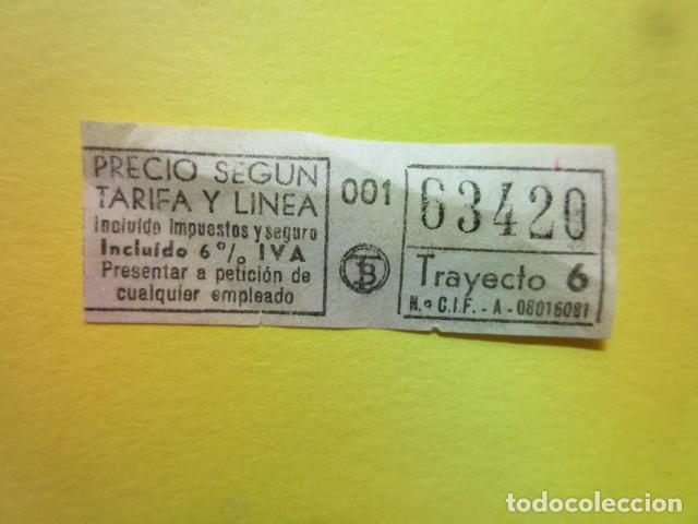 Collectionnisme Billets de transport: REF: MM-1234 - COLECCION MILES BILLETES DIFERENTES - TB - TRANVIA BARCELONA - blanquecino