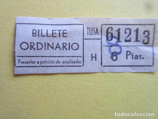 Colecionismos Bilhetes de Transporte: REF: MM-1234 - COLECCION MILES BILLETES DIFERENTES - TUSA BADALONA - BLANCO SOBRE CARGA