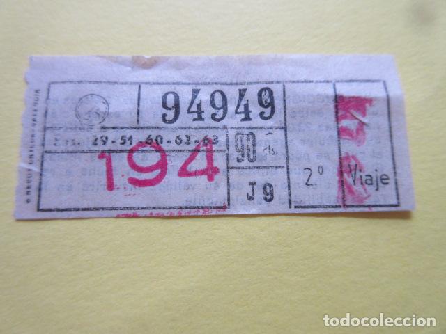 Collectionnisme Billets de transport: 1 BILLETE TRANVIAS BARCELONA MODALIDAD VARIAS L&Iacute;NEAS - VER FOTO DETALLE DE ELLAS