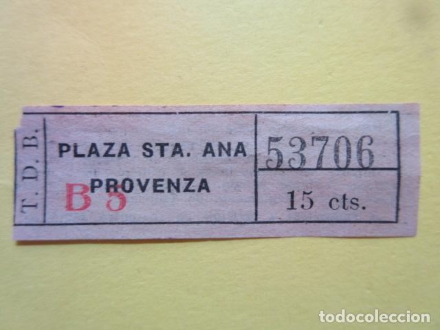 Collectionnisme Billets de transport: REF: MM-1234 - COLECCION MILES BILLETES DIFERENTES - TRANVIAS DE BARCELONA