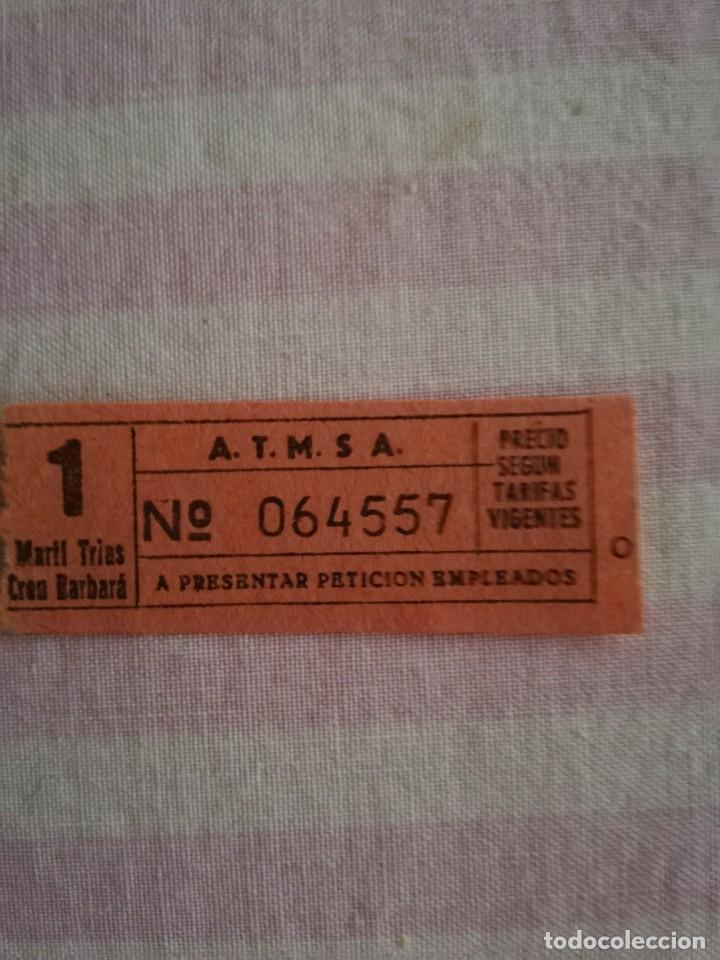 Collectionnisme Billets de transport: Billete autobus Sabadell a&ntilde;os 70
