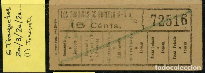 Collectionnisme Billets de transport: (F11/6) Gancho - LOS TRANVIAS DE BARCELONA - ALB SEIS-18