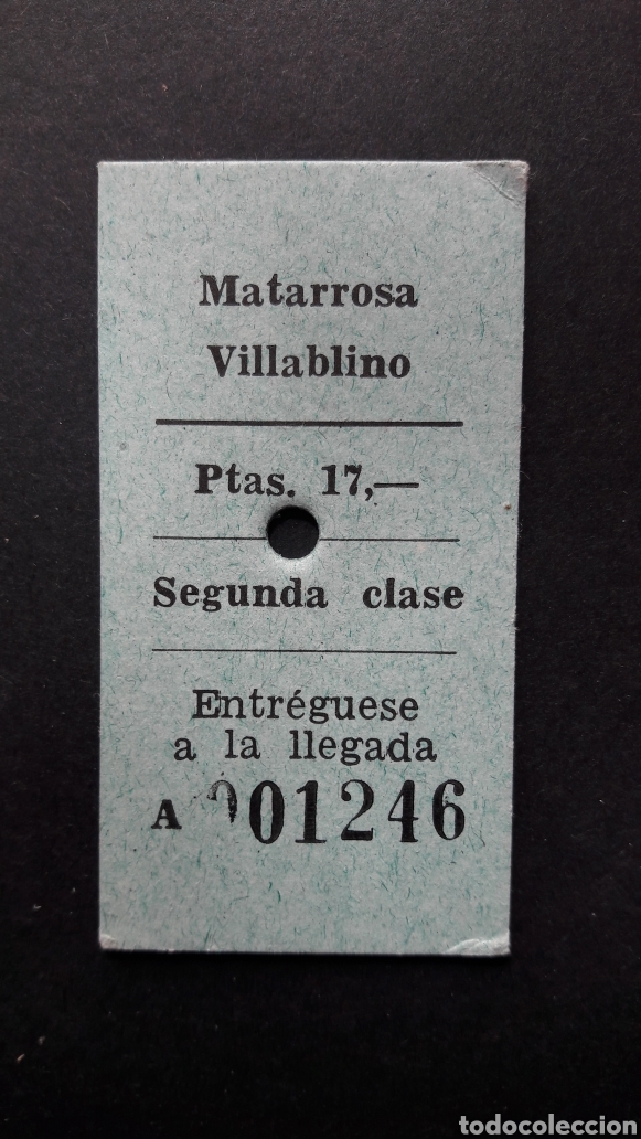 Colecionismos Bilhetes de Transporte: Billete de cart&oacute;n