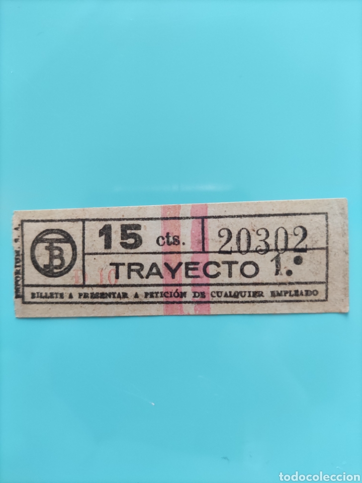 Collectionnisme Billets de transport: Billete. Emporium S.A.capic&uacute;a. 20302. 15 CTS.