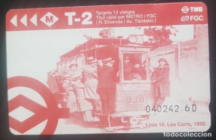 Collectionnisme Billets de transport: Billete de transporte T-2 Barcelona. A&ntilde;o 1996