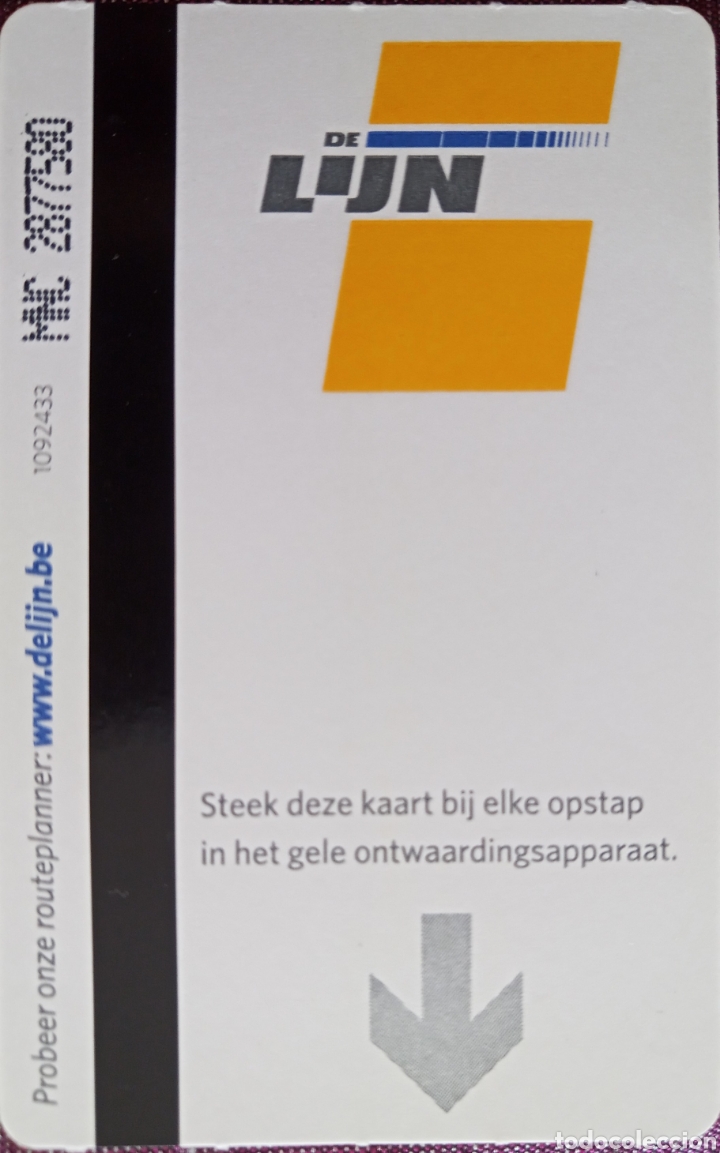 Collectionnisme Billets de transport: BILLETE TRANSPORTE DE B&Eacute;LGICA