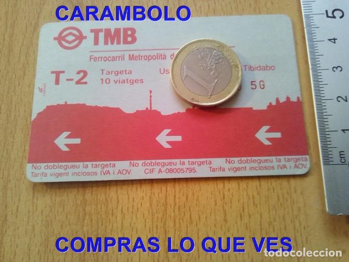 Colecionismos Bilhetes de Transporte: TMB T2 FGC TIBIDABO ABONO TRANSPORTE C87