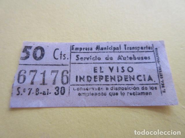 Collectionnisme Billets de transport: BILLETE CAPICUA autobuses MADRID emt - 67176