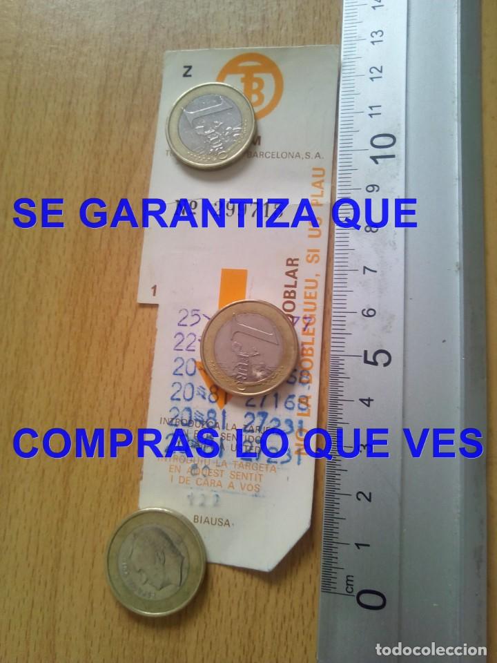 Collectionnisme Billets de transport: SPM BIAUSA T1 AUTOBUS METRO BARCELONA C91