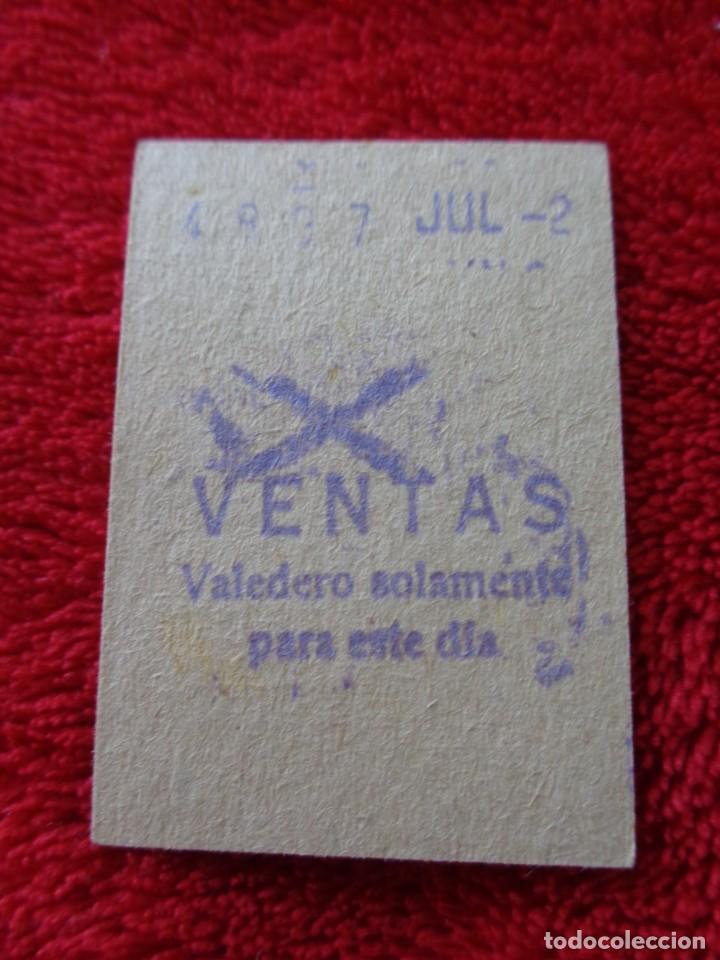 Collectionnisme Billets de transport: BILLETE METRO MADRID N&ordm; 4887- MODELO ASPA - ESTACION VENTAS - VALEDERO S&Oacute;LO PARA ESTE DIA