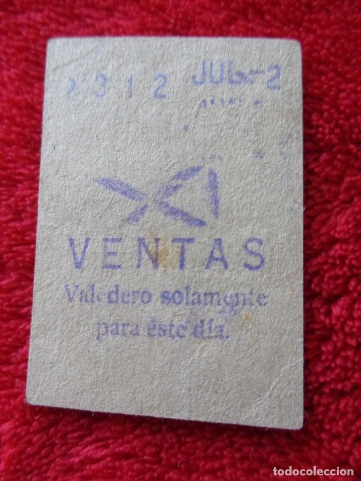Collectionnisme Billets de transport: BILLETE METRO MADRID N&ordm; 2312- MODELO ASPA - ESTACION VENTAS - METRO B-52 VALEDERO S&Oacute;LO PARA ESTE DIA