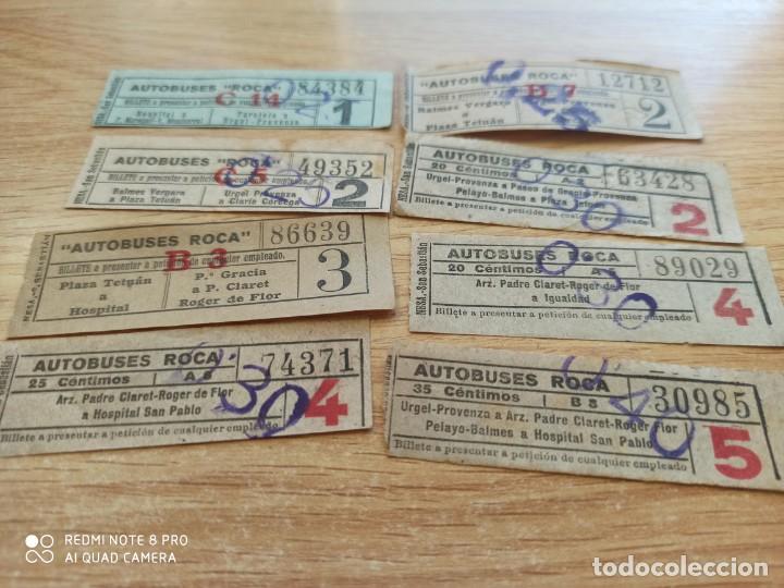 Coleccionismo billetes de transporte: BD5. Autobuses Roca - Foto 2