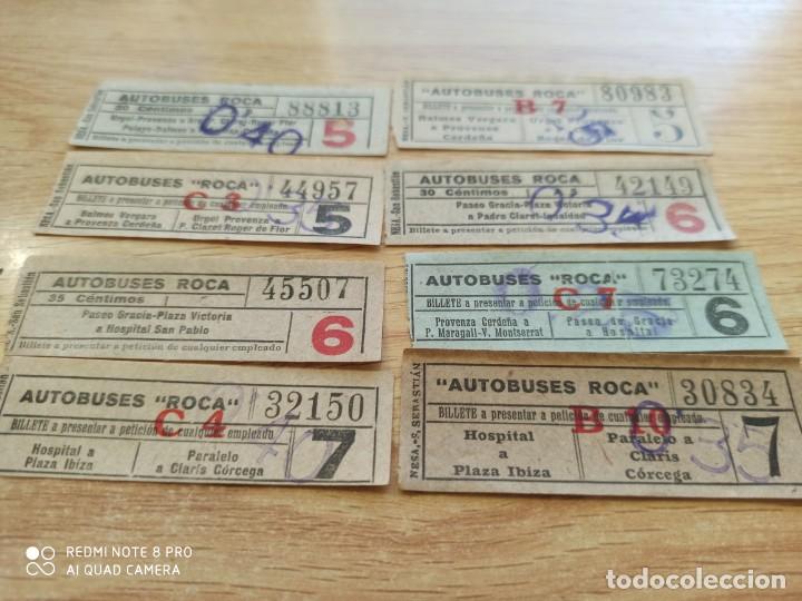 Coleccionismo billetes de transporte: BD5. Autobuses Roca - Foto 3