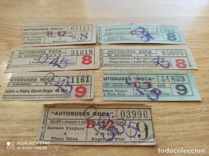 Coleccionismo billetes de transporte: BD5. Autobuses Roca - Foto 4