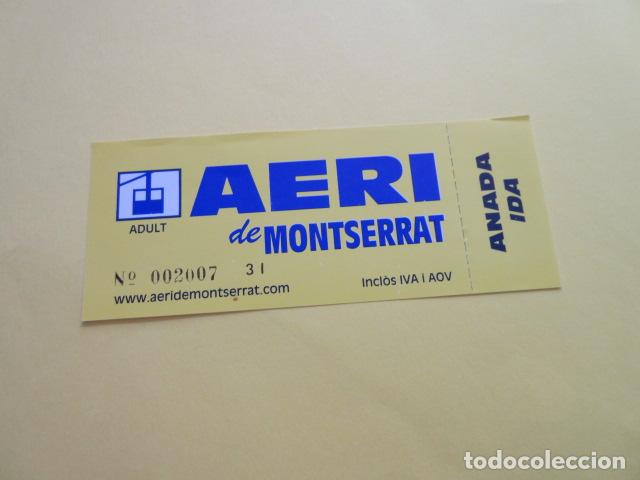 Collectionnisme Billets de transport: BILLETE AEREO DE MONTSERRAT AERI