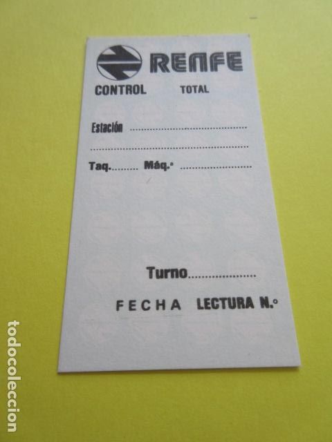 Collectables Transport Tickets: BILLETE HUGIN RENFE SIN USAR - TODOS DIFERENTES VER FOTOS O JUNTOS ESCRIBIENDO HUGIN-LBE-0001