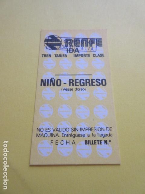 Collectables Transport Tickets: BILLETE HUGIN RENFE SIN USAR - TODOS DIFERENTES VER FOTOS O JUNTOS ESCRIBIENDO HUGIN-LBE-0001